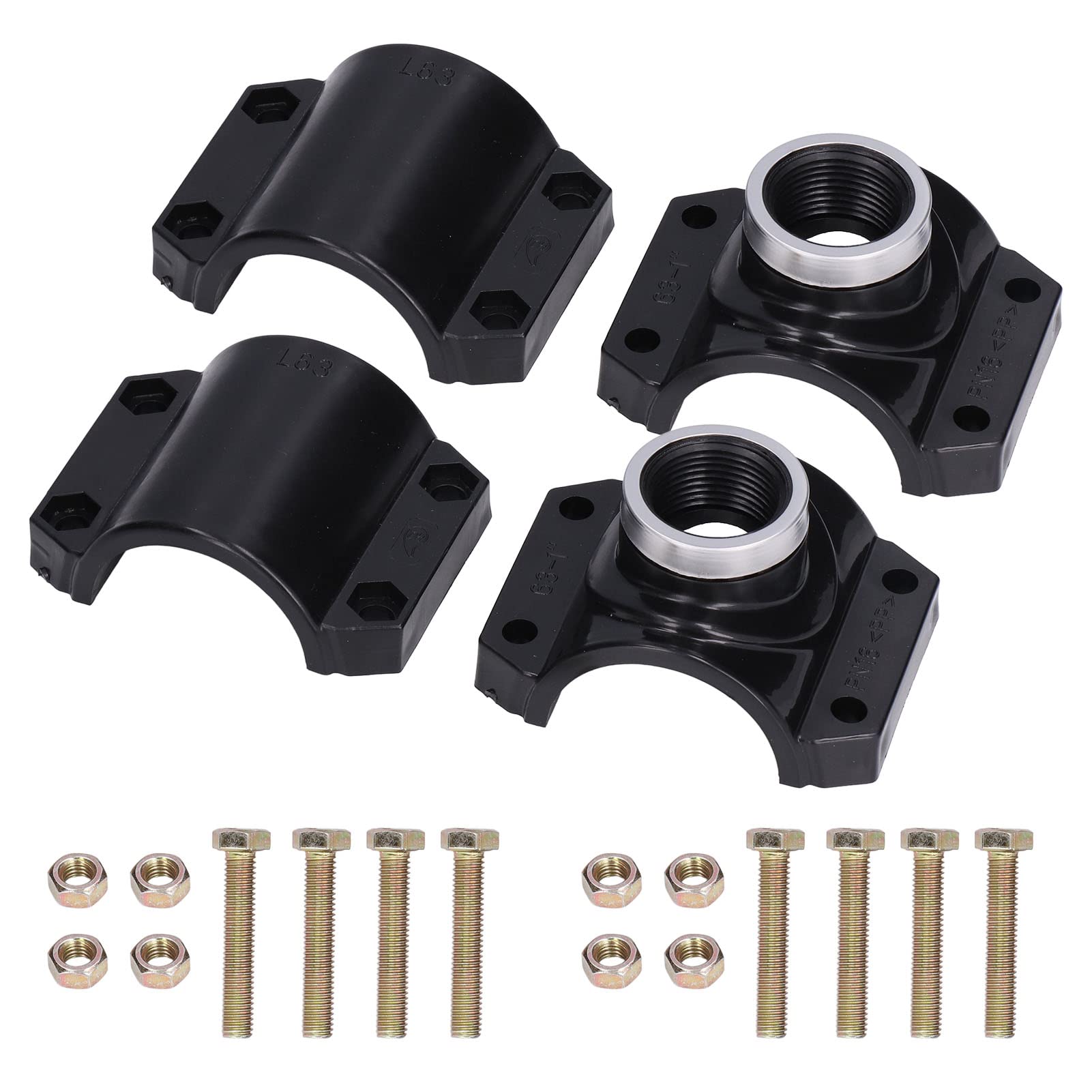 4 Sets G1 Female Thread Plastic Water Drain Saddle Quick Connect Pipe Fittings - Garden Irrigation, Lawn Watering, Pool Drainage & DIY Plumbing Projects