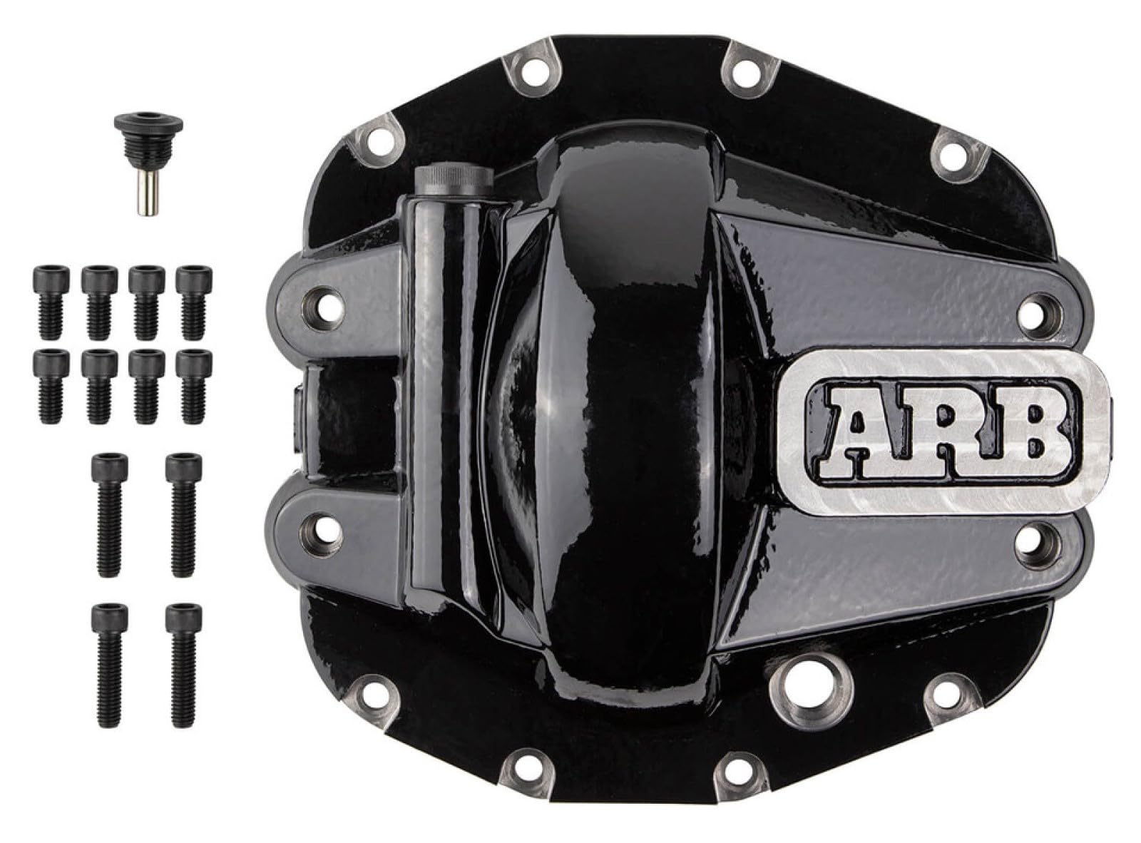 ARB 0750011B Front Differential Cover - Heavy Duty Black Replacement for Off-Road & 4x4 Vehicles - Perfect for Jeep Wrangler, Toyota Tacoma & Land Cruiser - Off-Roading, Rock Crawling & Adventure Travel