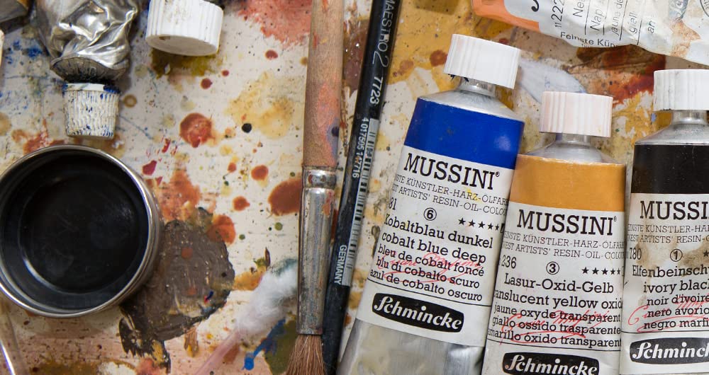 Schmincke MUSSINI Finest Artist Resin Oil Colors - Glaze Magenta 150ml Tube - Professional Oil Paint for Canvas Painting & Portrait Art