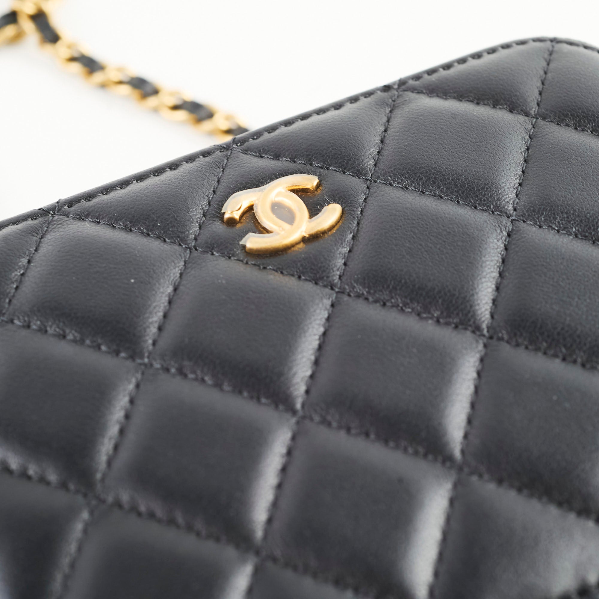 Chanel Classic Flap Lambskin Leather Crossbody Bag Black - Series 31 | Luxury Designer Handbag for Women, Perfect for Date Night & Evening Events