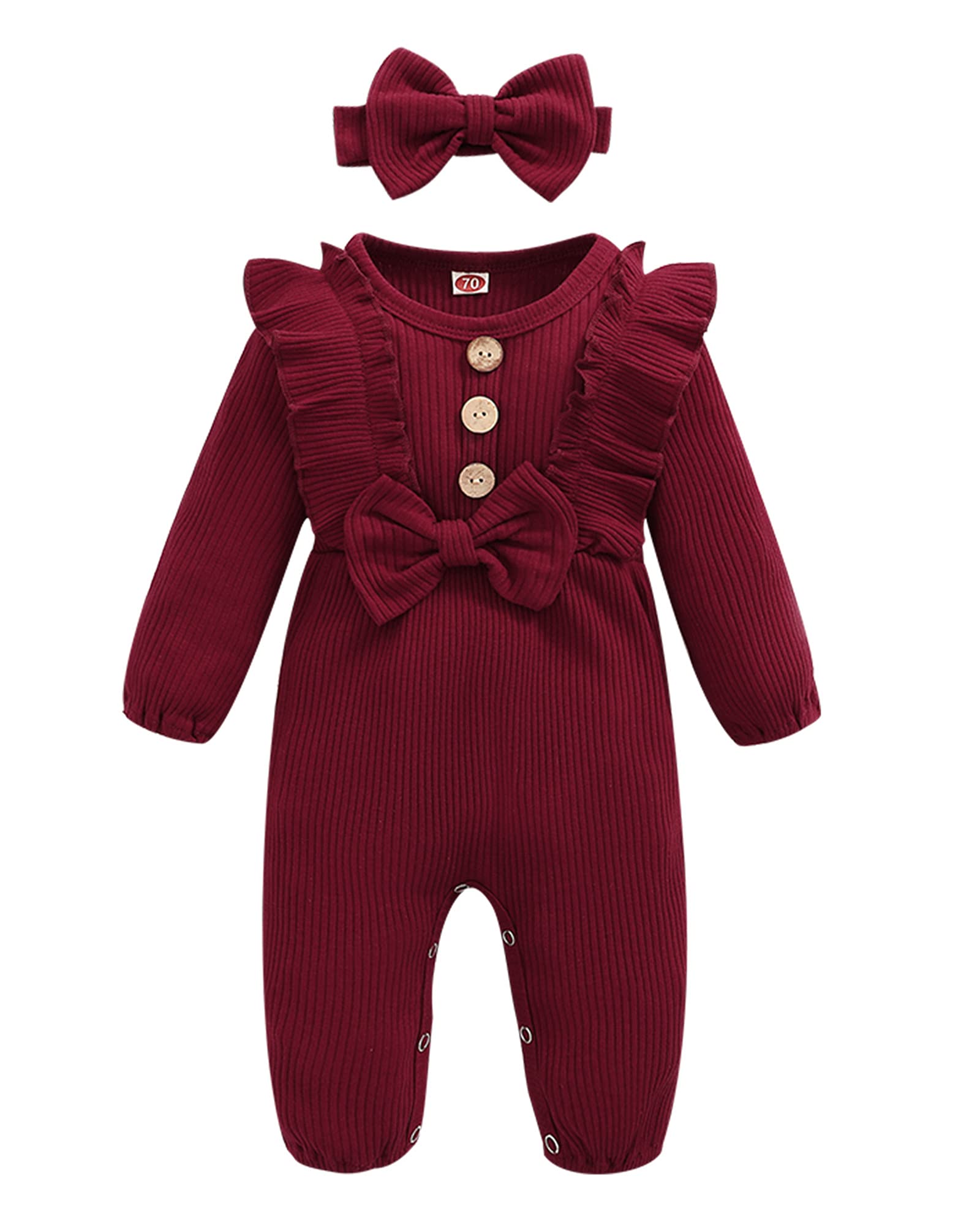 Mioglrie Newborn Baby Girl Clothes - Soft Cotton Short Sleeve Romper Jumpsuit for Summer | Perfect for Playtime, Outings & Photo Shoots
