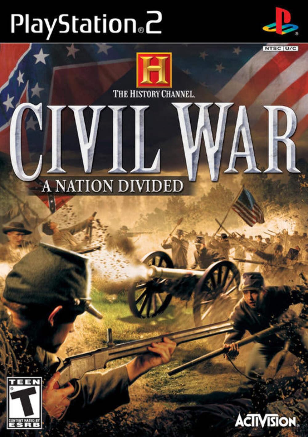 History Channel: Civil War - A Nation Divided for PlayStation 2 | Strategy War Game | Perfect for History Buffs & Military Enthusiasts