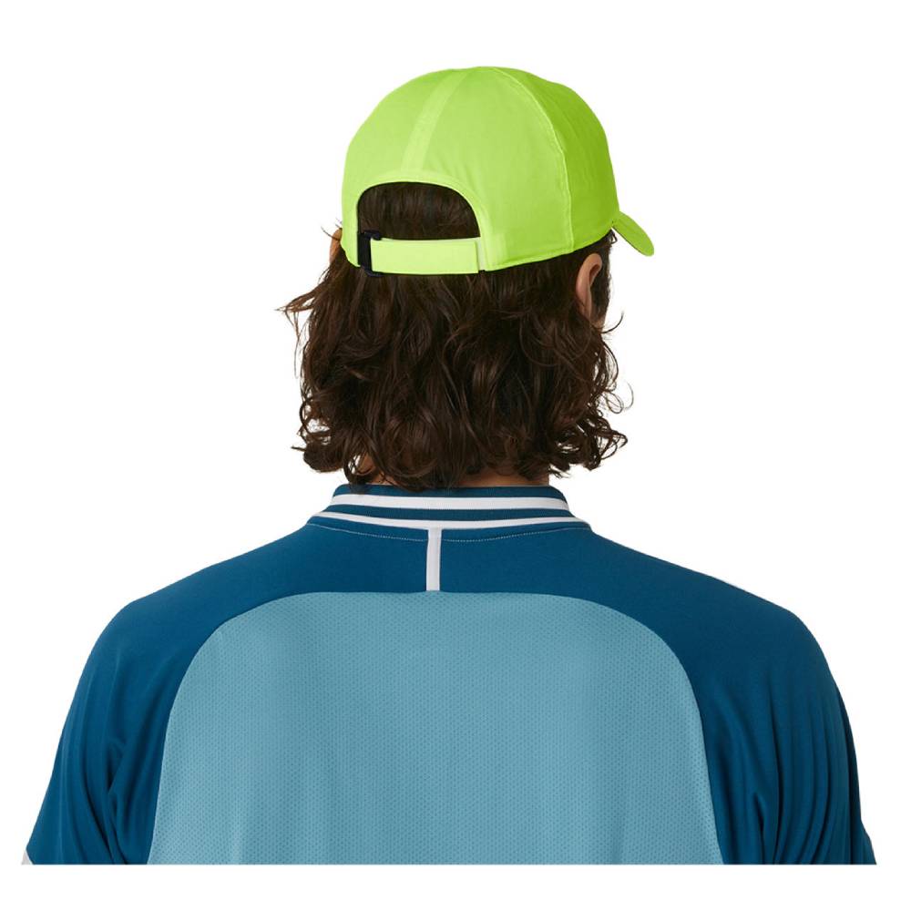 ASICS Performance Running Cap - Lightweight Breathable Hat for Men & Women - Yellow Sun Protection for Outdoor Sports, Jogging, Hiking