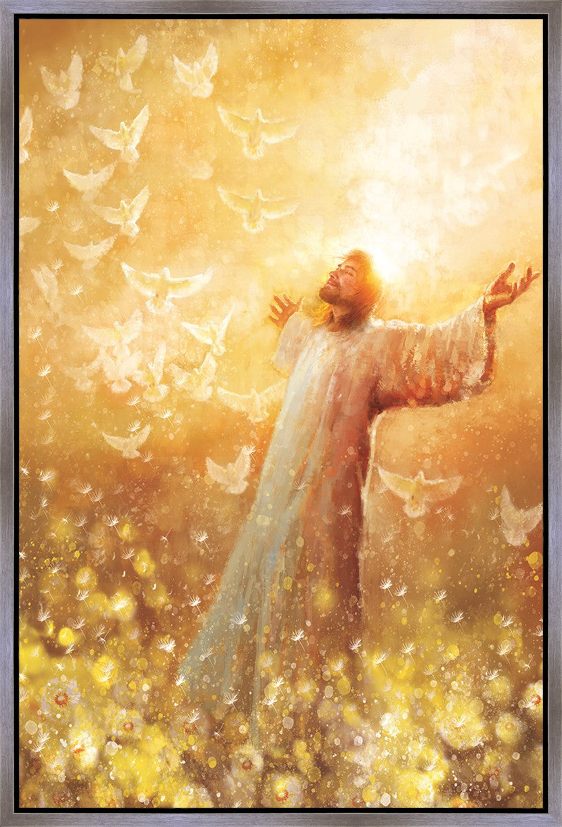 Premium Oh Lord Gallery Wrap Canvas - Religious Home Decor for Living Room, Bedroom & Church - Inspirational Christian Wall Art