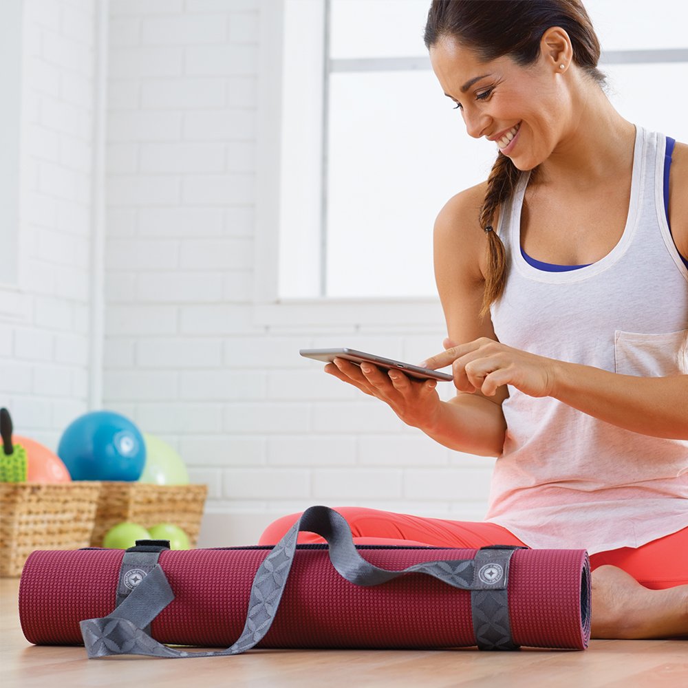 Merrithew Premium Yoga Mat Strap for Secure Carrying - Ideal for Yoga, Pilates & Fitness Enthusiasts - Durable & Adjustable for Gym, Travel & Home Workouts