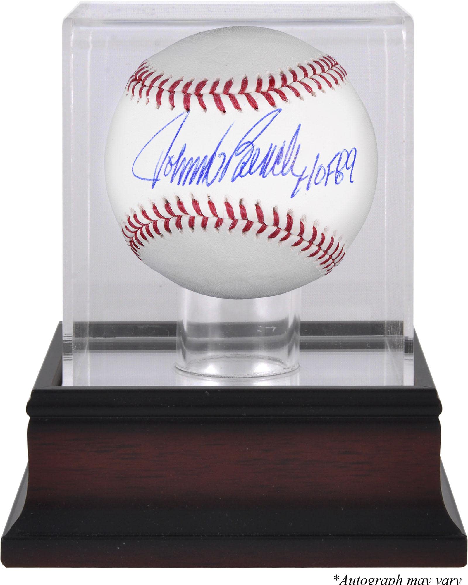 Johnny Bench Autographed Baseball with 