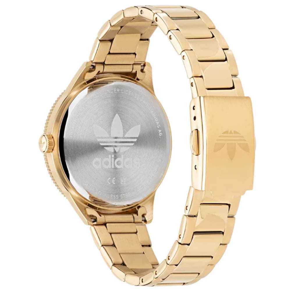 Adidas AOFH22061 Gold Stainless Steel Unisex Watch - Stylish & Durable for Men & Women - Perfect for Casual, Work & Sports Wear
