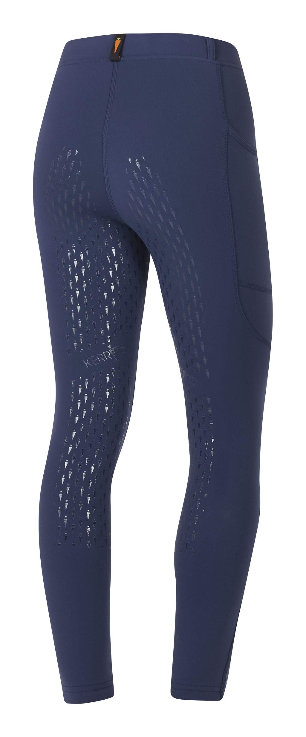 Kerrits Kids Ice Fil Full Seat Horse Riding Tech Tights - Cooling Breathable Equestrian Leggings with Pockets for Girls & Boys | Perfect for Summer Riding Lessons, Horse Shows & Stable Activities