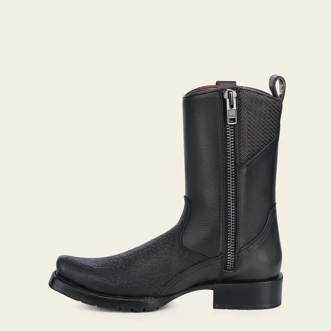 1J3HTC Men's Cuadra Oxford Dress Cowboy Boots - Genuine Leather Bull Neck Western Boots for Riding, Country Style & Casual Wear