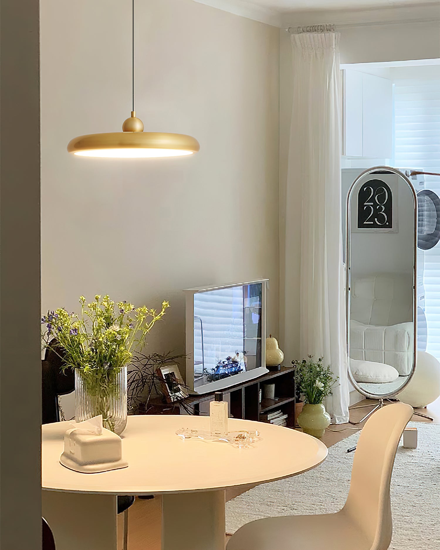 Ruiliu Modern Pendant Lamp - Stylish Hanging Light Fixture for Living Room, Dining Room, Kitchen & Bedroom | Perfect for Home Decor and Interior Design