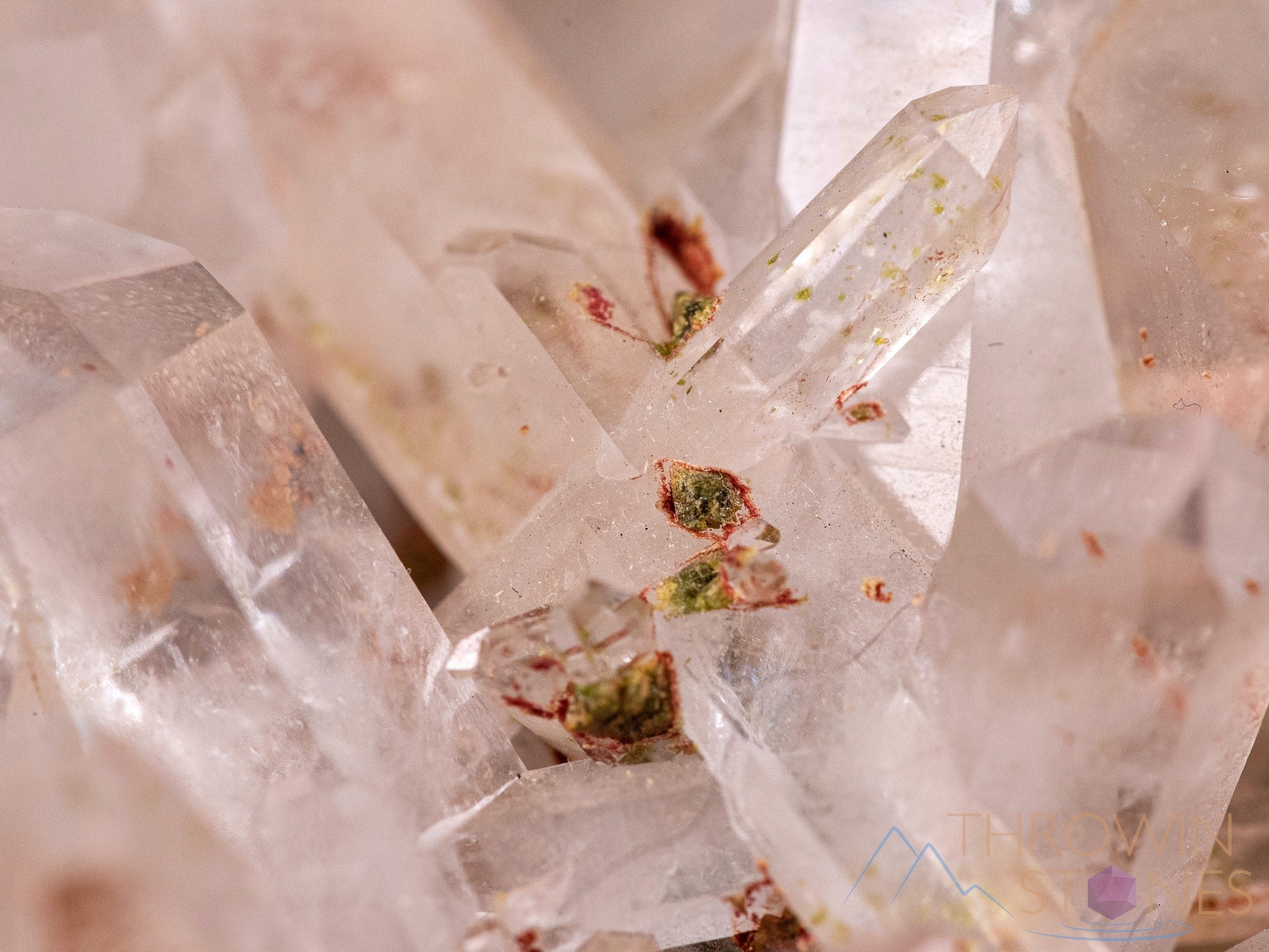 Messina Quartz with Hematite, Epidote, Piemontite - Natural Raw Crystal Cluster for Home Decor, Housewarming Gift & Healing Stones | Perfect for Meditation, Feng Shui & Spiritual Healing