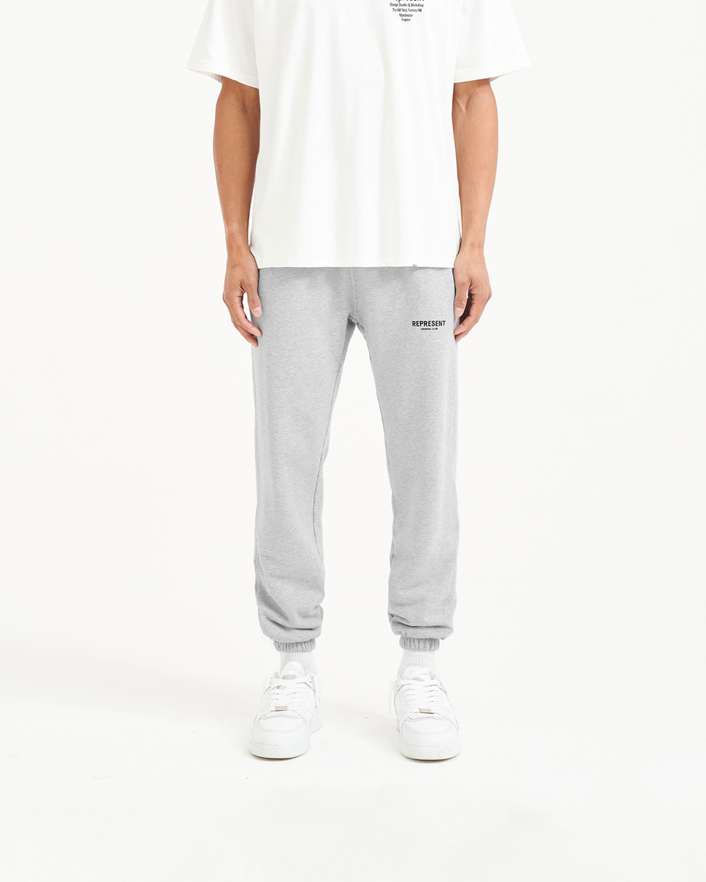 Represent Owners Club Sweatpant - Premium Cotton Joggers for Men & Women | Ash Grey | Lounge Wear, Gym, Casual Outfits