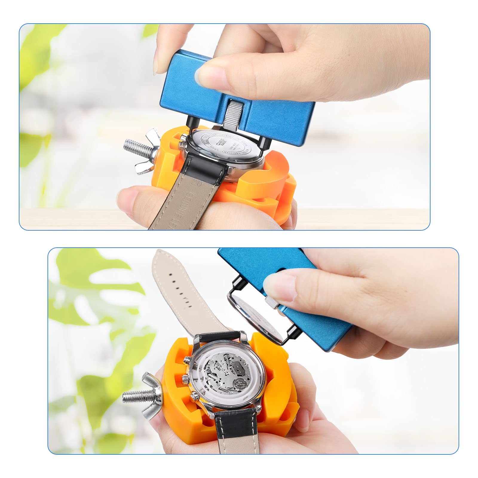 JOREST Watch Battery Tool Kit - Watch Wrench & Back Remover for Grooved Watches | DIY Watch Repair