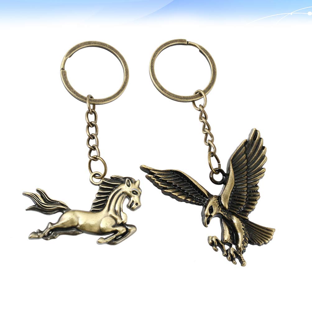 2pcs Alloy Keychain Bag Hanging Pendant - Stylish Handbag Decor & Wallet Accessories, Car Key Ring for Women Men - Perfect for Gifts, Travel, Daily Use and Key Organization