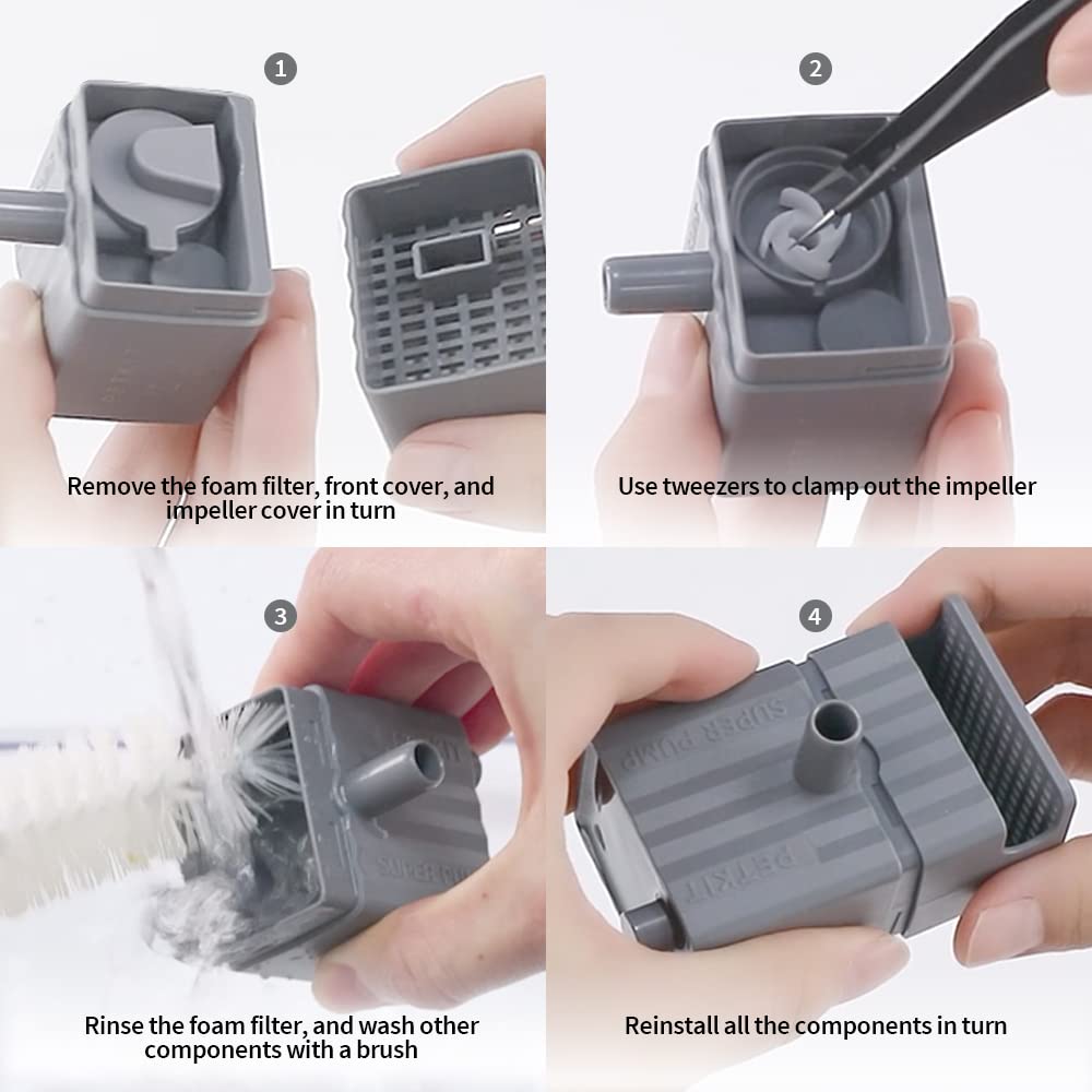 PETKIT Replacement Wireless Water Pump for EVERSWEET MAX, EVERSWEET 3 PRO, SOLO 2 & SOLO SE Pet Fountains - Compatible with All PETKIT Wireless Pump Models - Perfect for Dog & Cat Water Dispensers at Home or Office