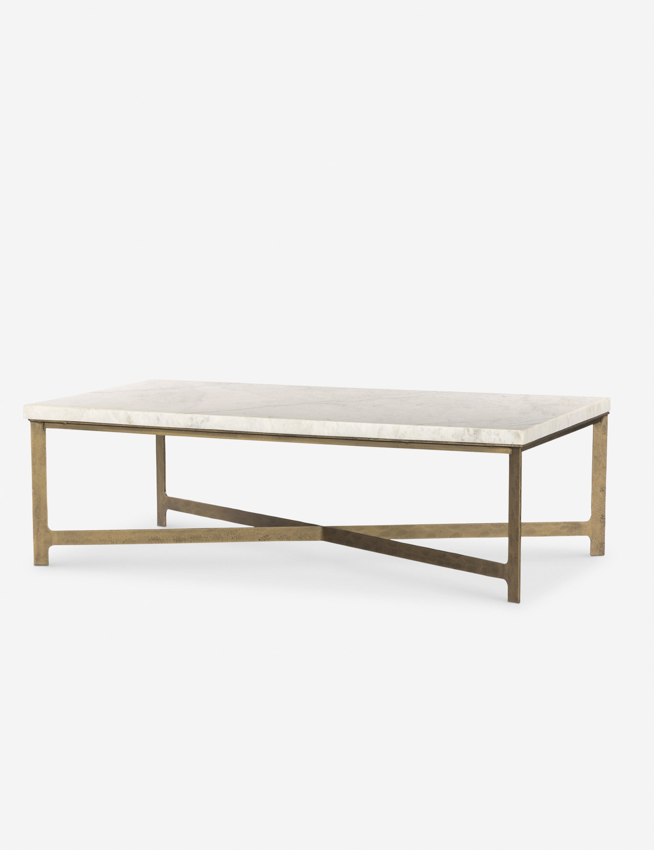 Modern Breslin Coffee Table - Mid-Century Style Wooden Living Room Table with Storage Shelf - Perfect for Small Spaces, Apartments & Home Decor