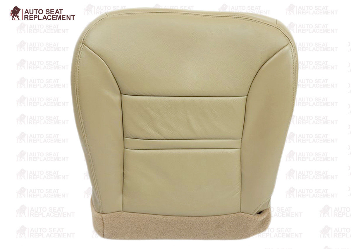 2000-2001 Ford Excursion Limited XLT Genuine Leather Bottom Seat Cover Replacement - Tan Beige - Perfect for Road Trips & Off-Road Adventures