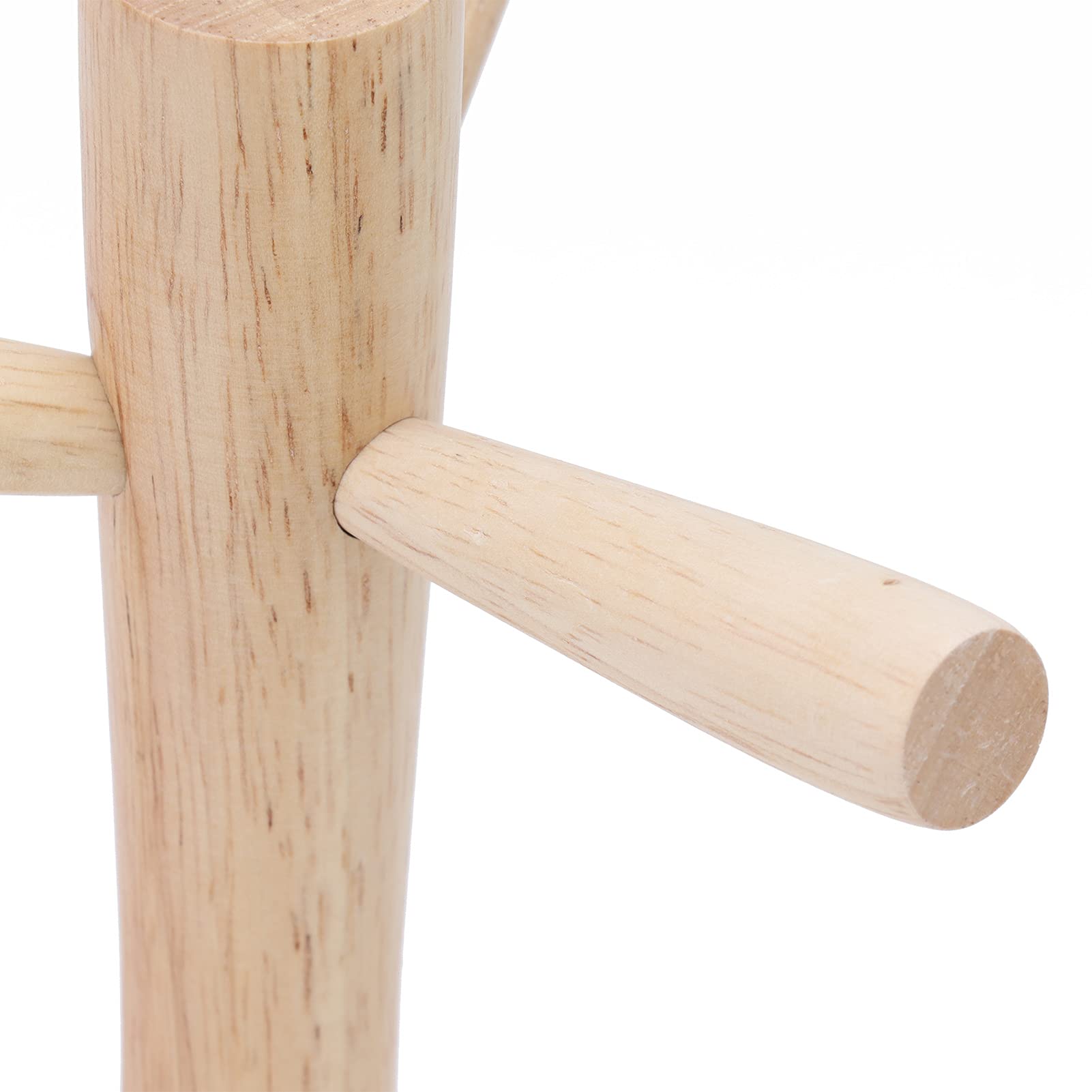Durable Wooden Mug Hook Rack - Kitchen & Table Storage for Coffee Cups, Tea Mugs - Perfect for Drying, Organizing & Displaying Cups in Home or Office
