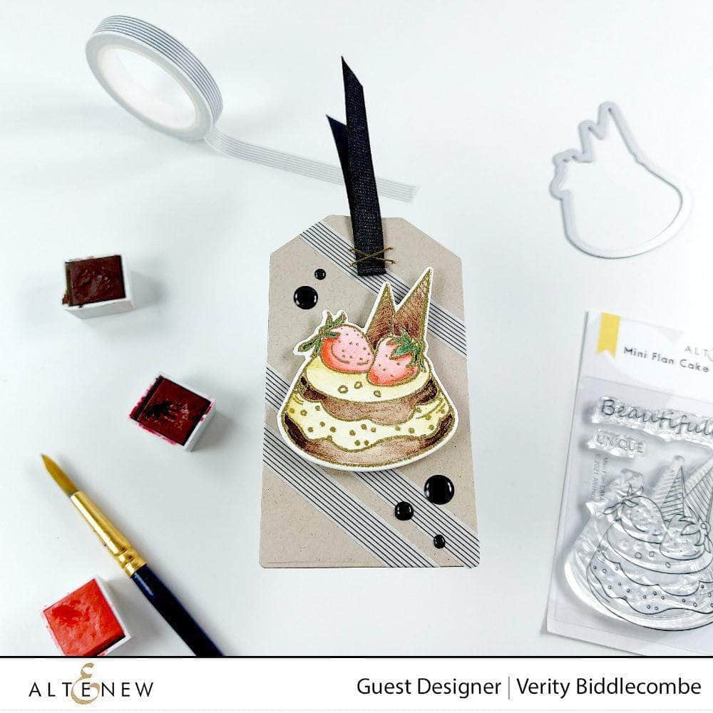 Mini Flan Cake Stamp Set - 6-Piece Baking Tool for Perfect Desserts - Ideal for Cake Decorating, Pastry Making, and DIY Desserts at Home