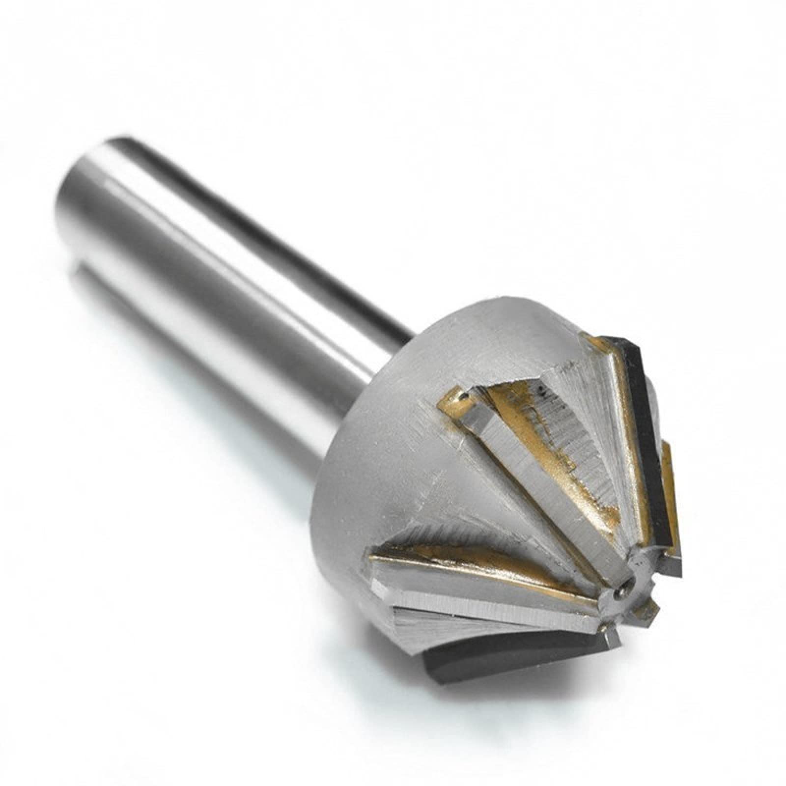 Premium Brazed Carbide Chamfer Milling Cutter 16x60deg X4Fx12mm - CNC Metal Cutting Tool for Precision Chamfering | Ideal for Metalworking, Automotive Parts & Industrial Manufacturing