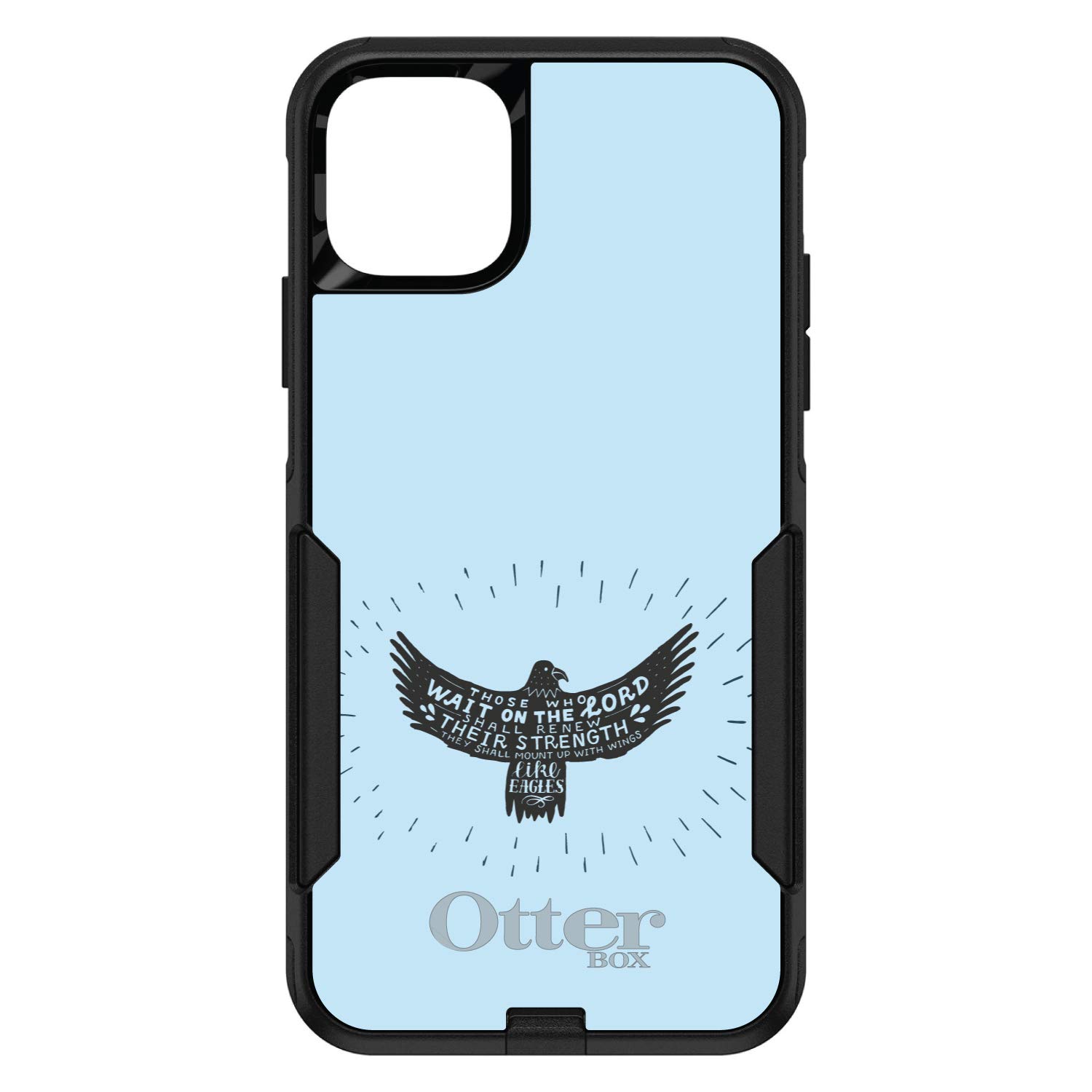 DistinctInk iPhone 12 Pro MAX Case (6.7 Inch) - Heavy Duty Protective Cover with Shock Absorption, Compatible with OtterBox Commuter Series - Perfect for Outdoor Activities, Travel and Daily Use