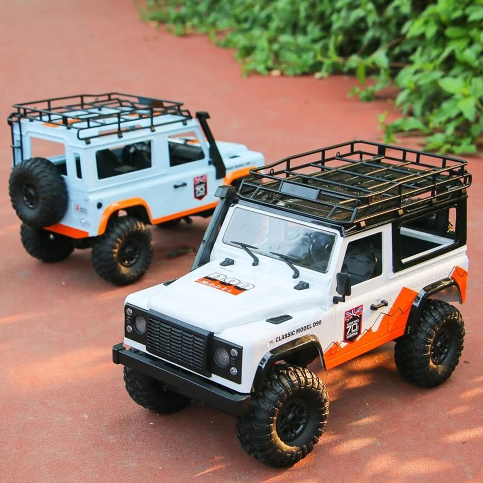 GoolRC MN99 1:12 Scale 4WD Off-Road RC Rock Crawler Truck - 2.4GHz Remote Control Car for All Terrain Climbing | Electric Vehicle Toy Gift for Adults & Kids | Includes 2 Batteries (Blue) | Perfect for Outdoor Adventures, Backyard Crawling & Off-Road Racing