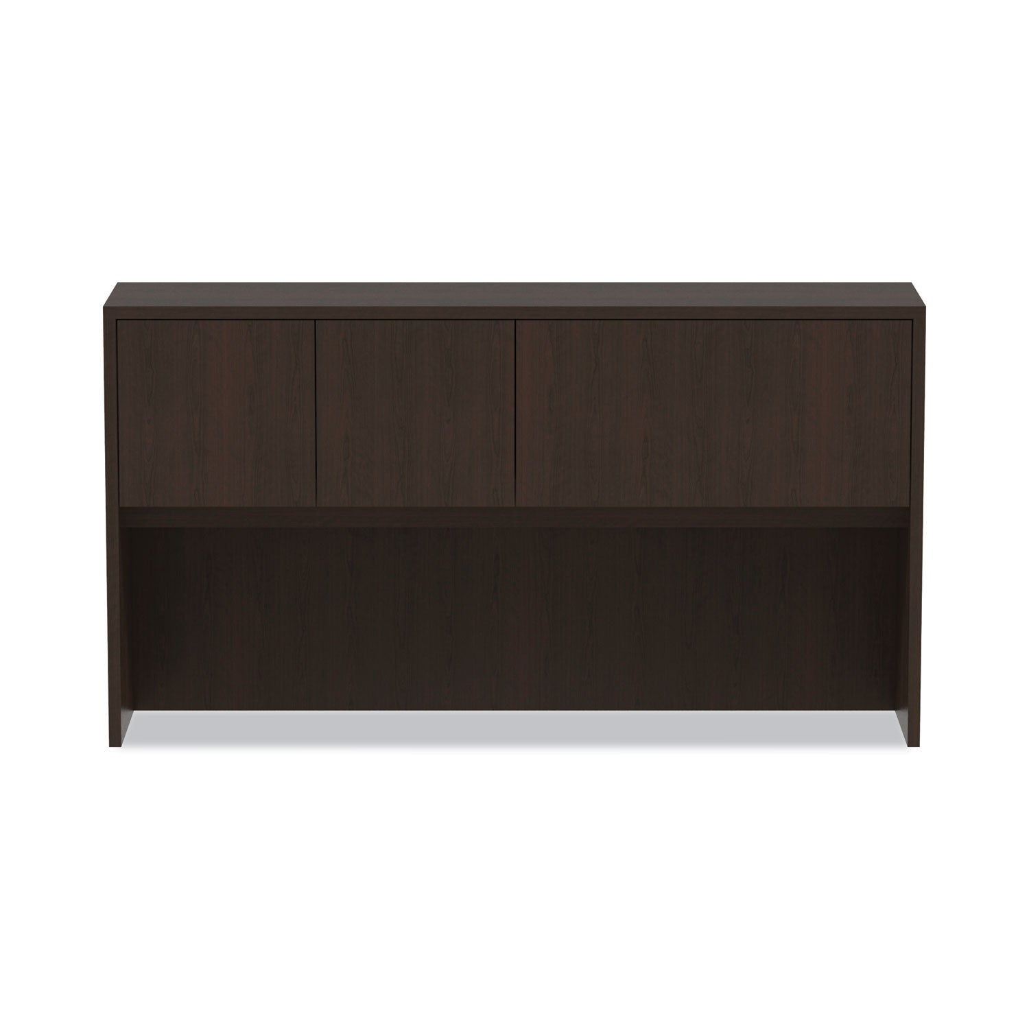 Alera Valencia Series Hutch with Doors - 4 Compartments Storage Cabinet, 64.75
