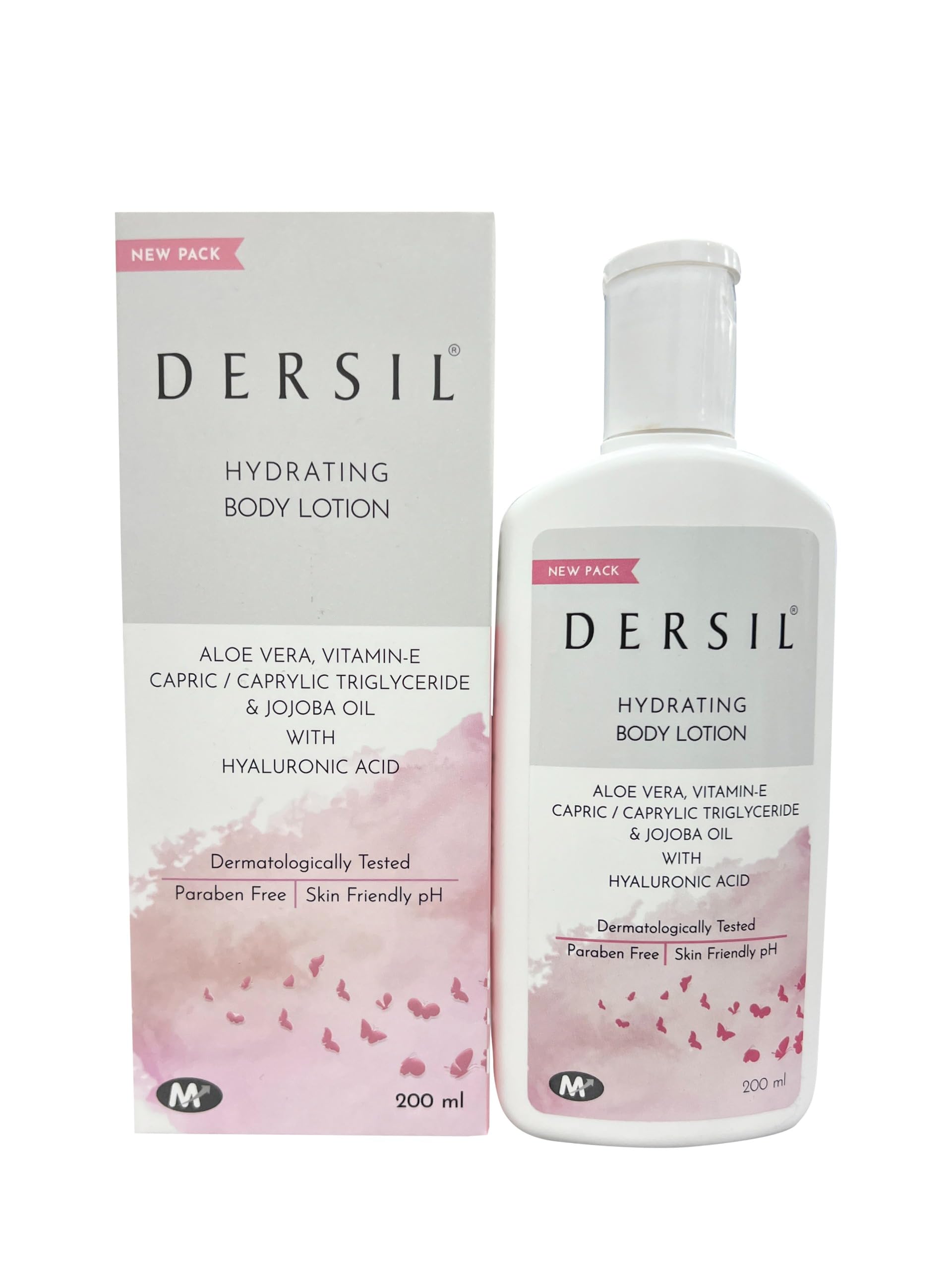 DERSIL Hydrating Body Lotion 200ml - Deep Moisturizing & Nourishing for Dry Skin | Perfect for Daily Use, After Shower & Winter Care