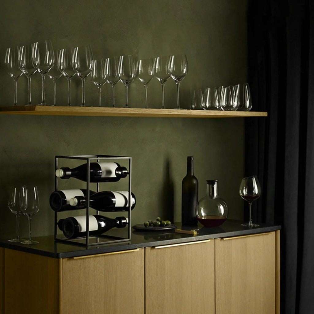 EVA SOLO Nordic Kitchen Wine Cube - Black Stainless Steel Ice Bucket for Chilling White & Red Wine - Perfect for Dinner Parties, Weddings & Home Bars