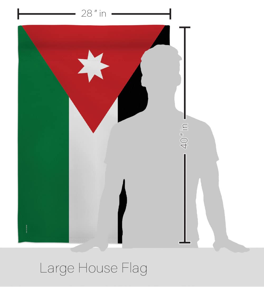 Jordan Nationality House Flag Set - 28