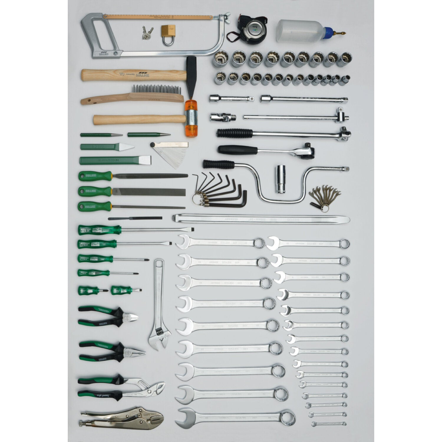 Heyco 01000091582 Professional Mechanics Tool Set - 82-Piece Automotive Repair Kit for DIY & Professional Use - Perfect for Car Maintenance, Home Garage & Workshop Projects