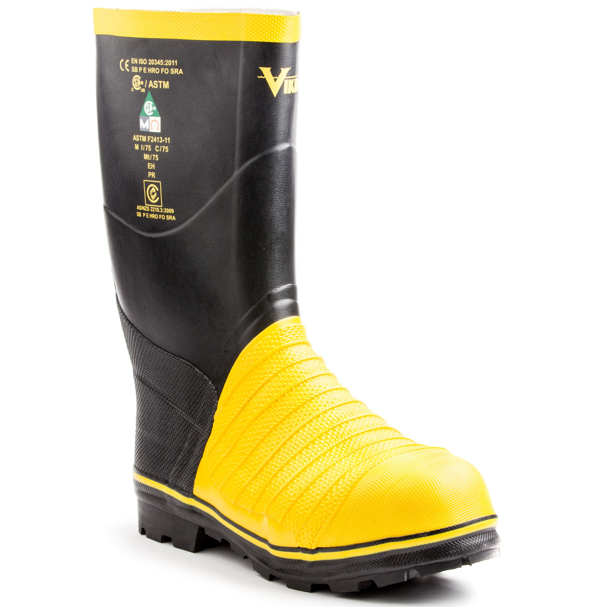 Viking Miner 49er Steel Toe Work Boots - Metatarsal Protection, Rubber Outsole, Safety Shoes for Construction & Industrial Work | Heavy Duty Work Boots for Men, Oil & Chemical Resistant, Comfortable for Long Shifts