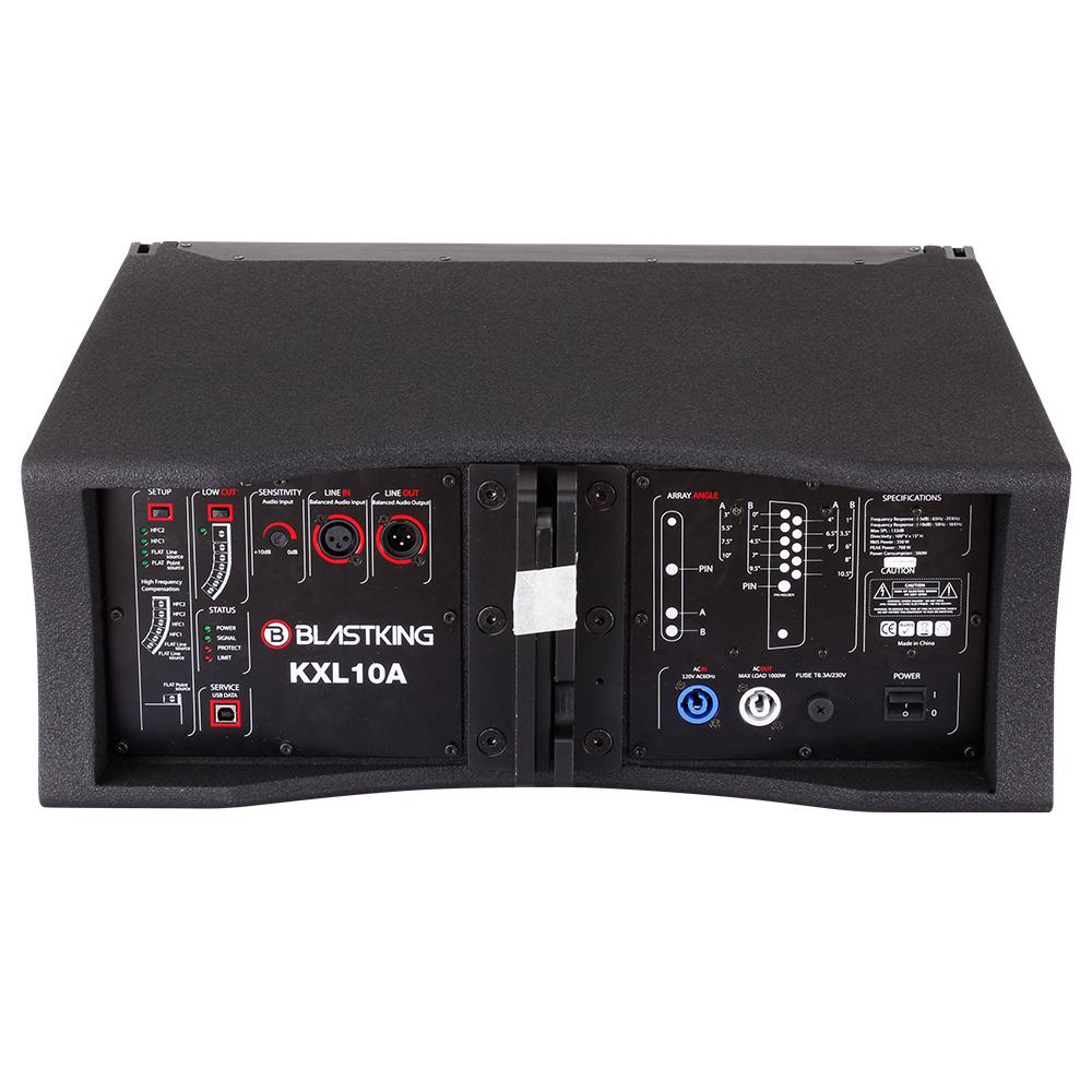 Blastking KXL10A 10 Inch 700W Active Line Array Speaker - Professional PA System for Live Music, DJ Events & Outdoor Performances
