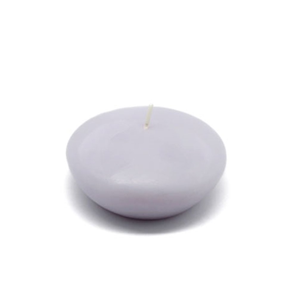 144-Piece 3-Inch Lavender Floating Candles - Bulk Pack for Weddings, Spa, Bath, and Home Decor