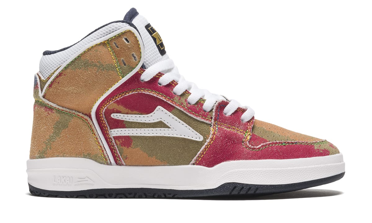 Lakai Telford Kids Multi Suede Skate Shoes - Comfortable & Durable Sneakers for Boys and Girls - Perfect for Skateboarding, School & Everyday Wear