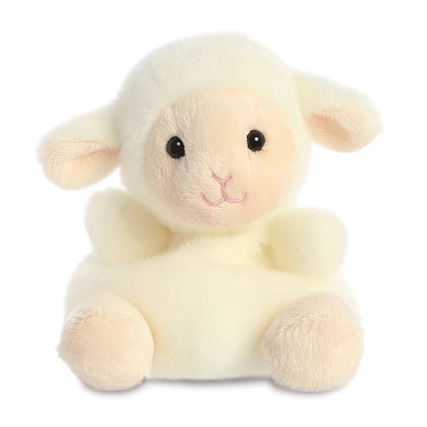 Palm Pals Woolly Lamb Plush Toy - Soft & Cuddly Stuffed Animal for Kids, Perfect for Gifts, Nursery Decor & Comforting Sleep Companions