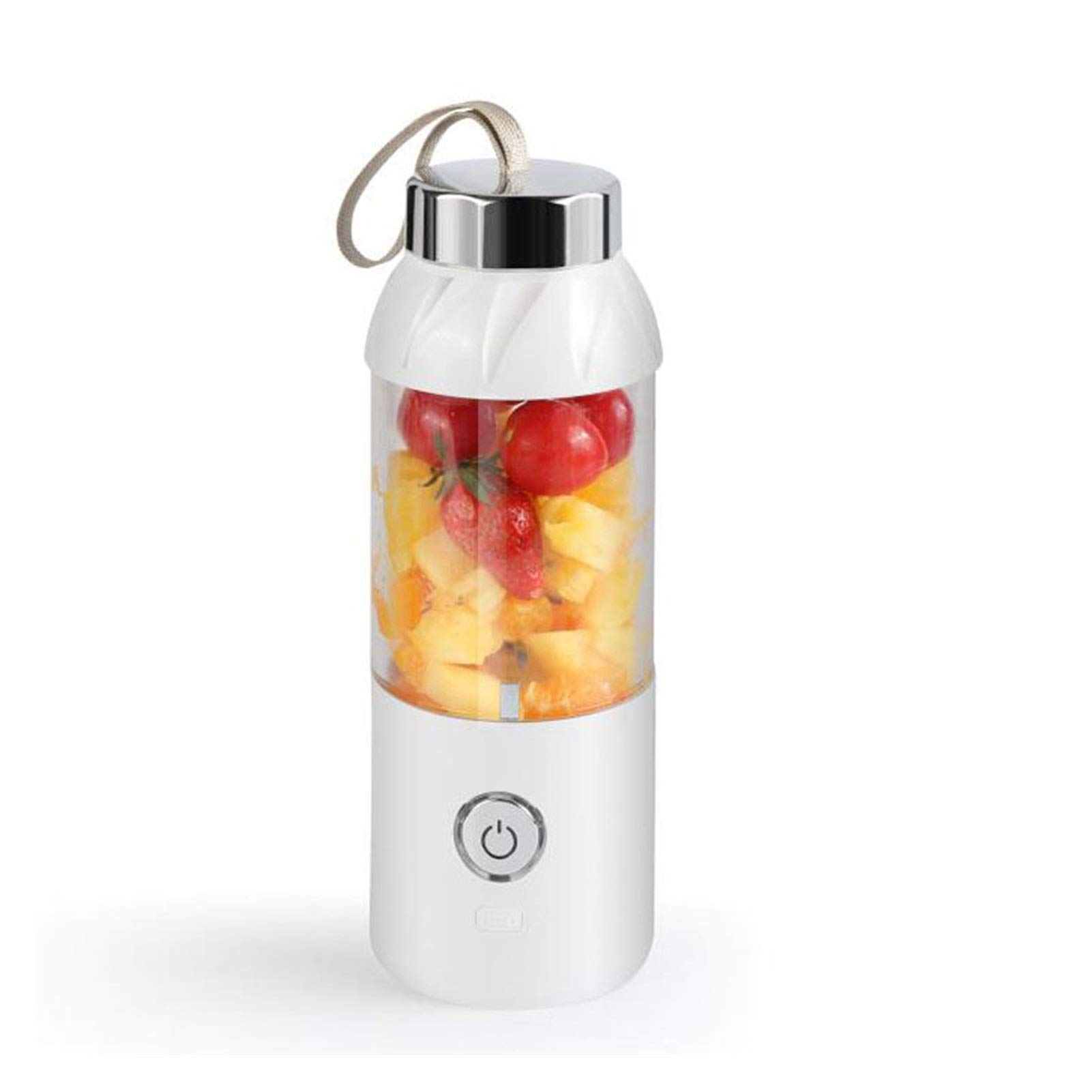 Portable Personal Blender with 6 Stainless Steel Blades - 550ml USB Rechargeable Smoothie Maker for Fruits, Vegetables & Protein Shakes | Perfect for Home, Gym, Office & Travel | Includes USB Charging Cable (Color: A)