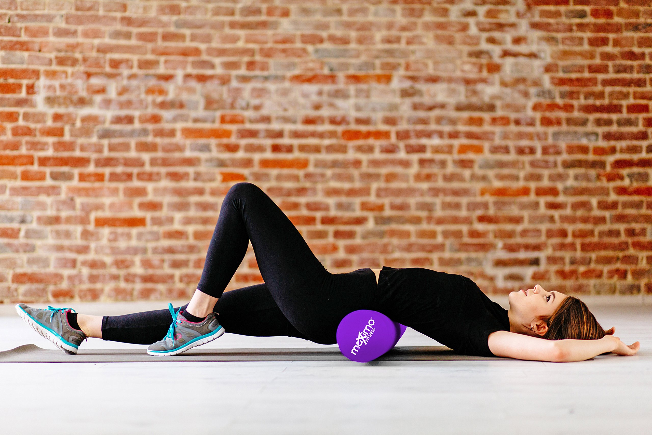Maximo High Density Foam Roller for Muscle Recovery & Pain Relief - Trigger Point Massage, Physical Therapy, Yoga & Pilates - Perfect for Gym, Home Workouts & Post-Exercise Recovery
