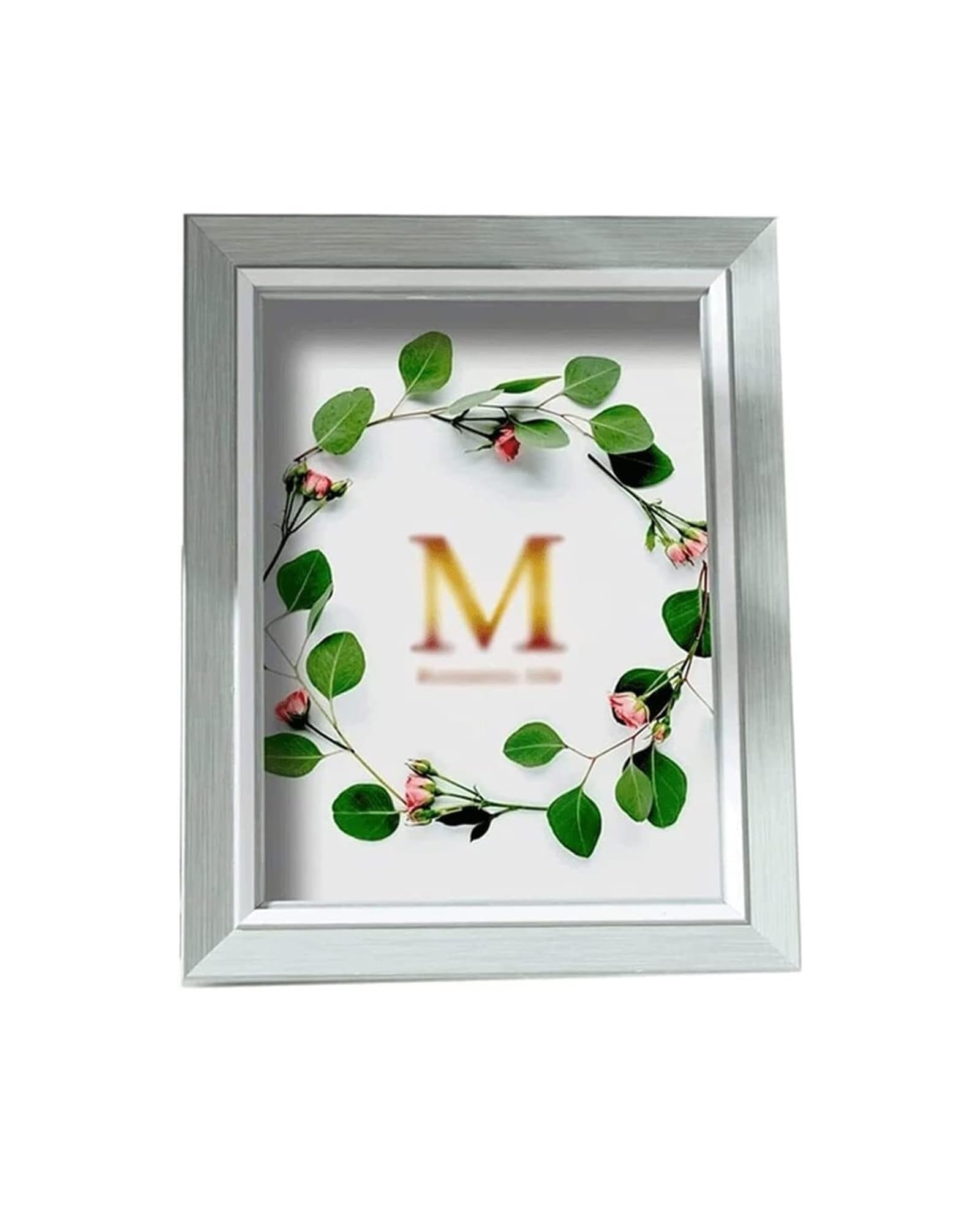 Minimalist Rectangular e Frame Tabletop Photo Frame - Resin Vertical & Horizontal Display for Home, Office, and Wall Decor | Perfect for Pictures, Artwork, and Decorative Fan Displays