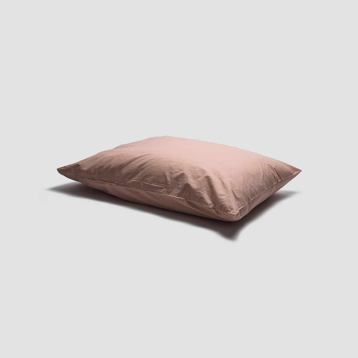 Premium French Rose Washed Cotton Percale Pillowcases (Set of 2) - Luxury Soft Bedding for Master Bedroom, Guest Room & Hotel Use