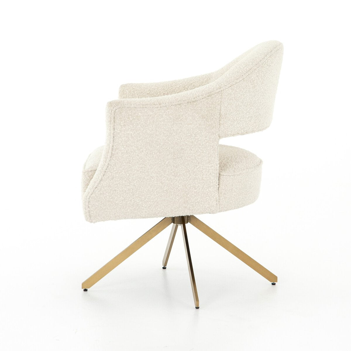 Adeline Desk Chair - Ergonomic Office Chair with Knoll Natural Fabric for Home & Office Workspace - Perfect for Work, Study, and Gaming