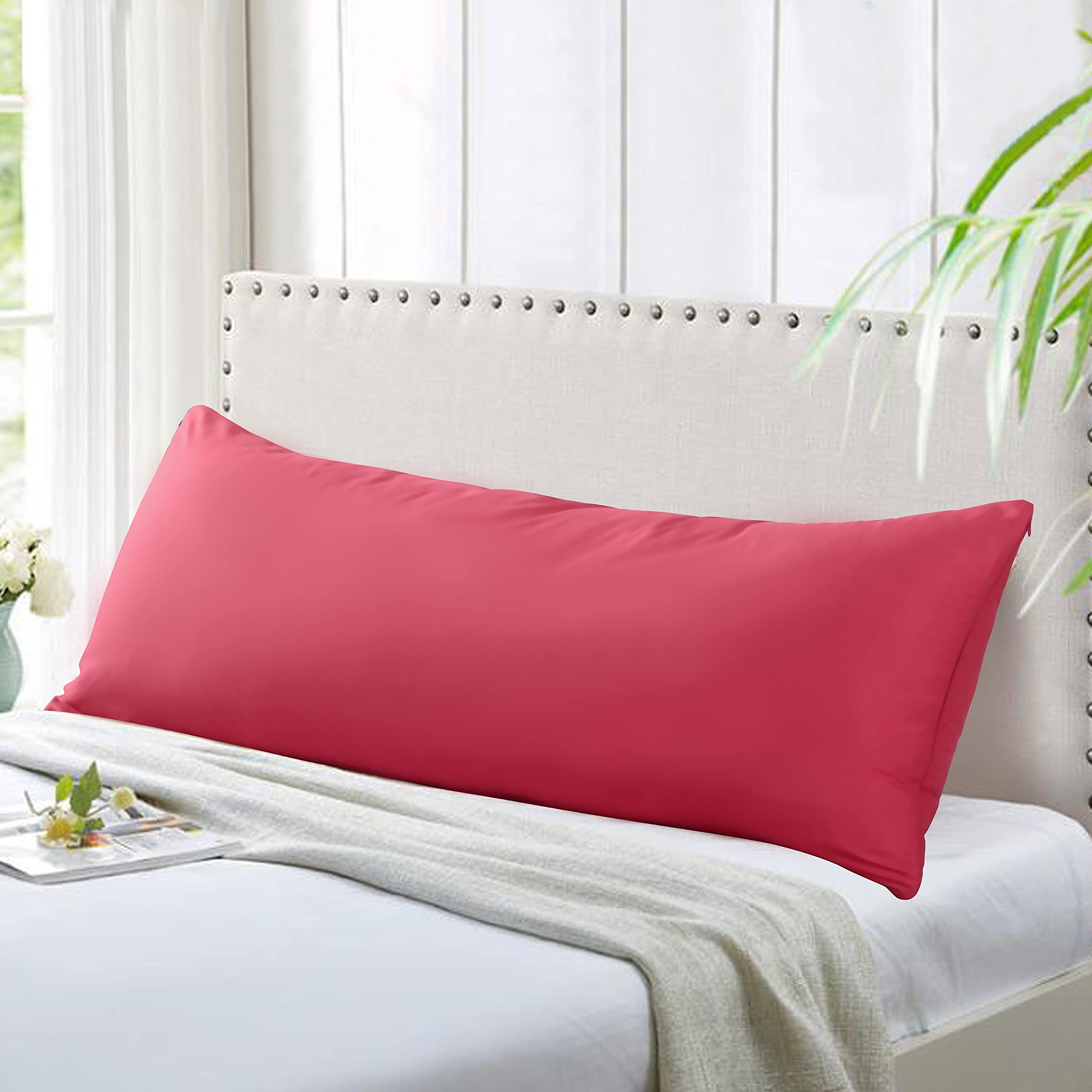 EVOLIVE Ultra Soft Microfiber Body Pillow Cover 21