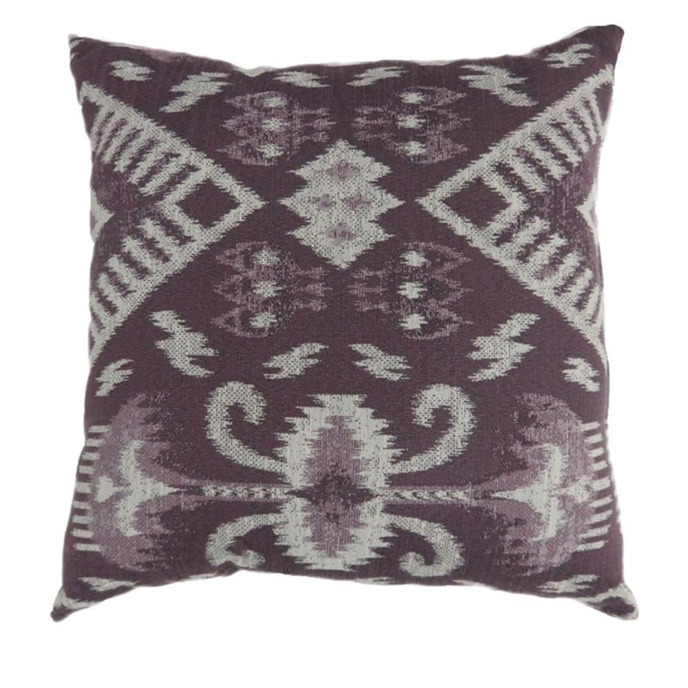 Furniture of America Sorsha Fabric Large Throw Pillow in Purple (Set of 2) - Soft Decorative Cushions for Sofa, Bed & Living Room - Home Decor Accent Pillows for Comfort & Style