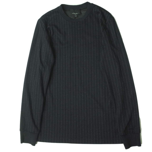 3.1 Phillip Lim XS Pinstripe Long Sleeve T-Shirt for Women | Slim Fit Casual Top | Perfect for Office Wear, Date Night & Weekend Outfits