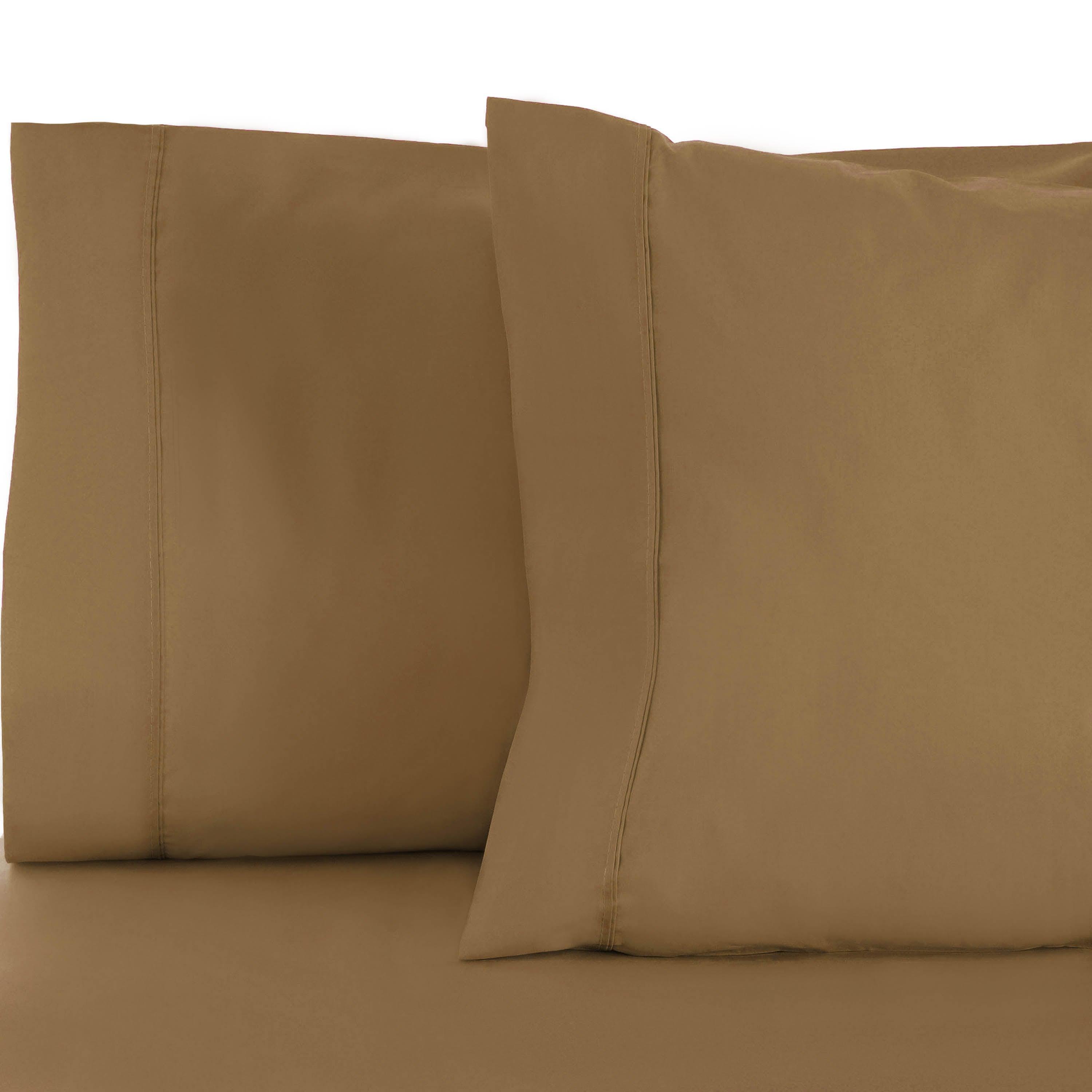 Premium 600 Thread Count Cotton Blend Pillowcase Set - Soft & Breathable for Ultimate Comfort - Perfect for Bedroom, Hotel, and Home Decor