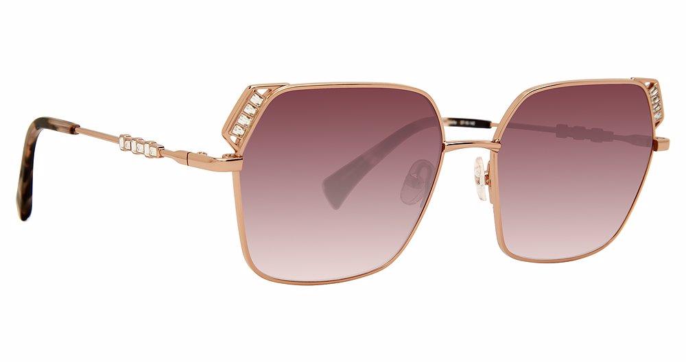 Badgley Mischka BMVALETTE Women's Designer Sunglasses - UV Protection, Polarized, Fashionable Cat Eye Frames for Outdoor Activities & Beach Vacations