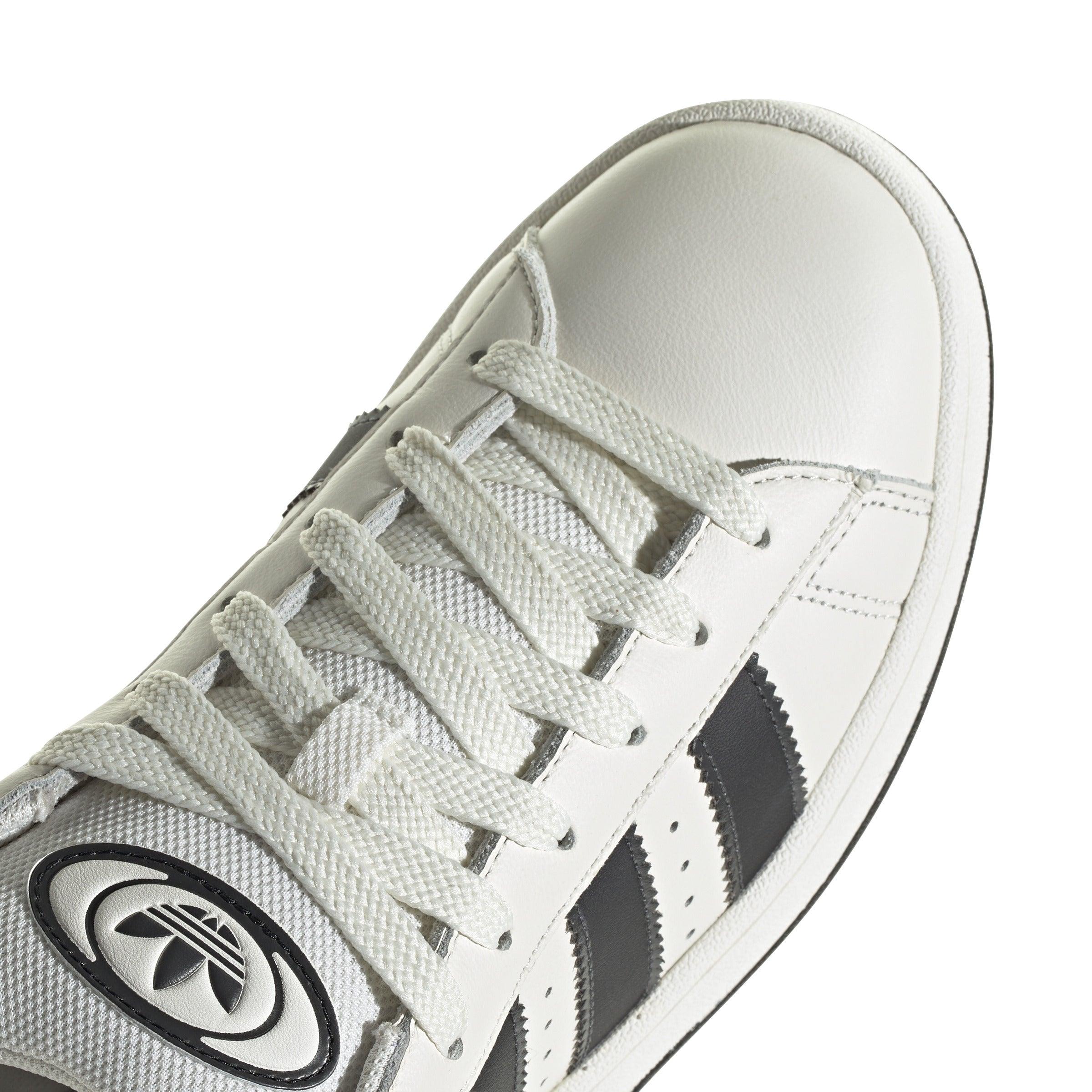 Vintage 2000s Campus Style White and Black Sneakers - Trendy Retro Shoes for Casual Wear, Street Fashion & 90s Y2K Outfits