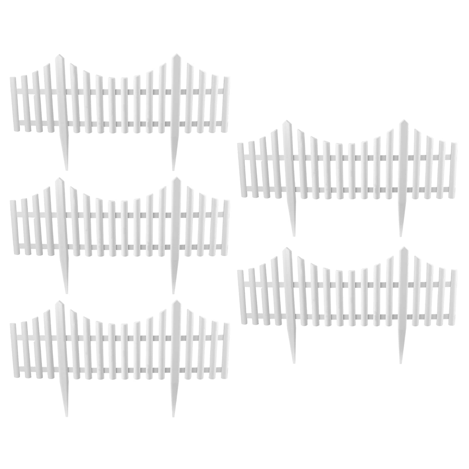 5-Pack Garden Fence Enclosure - Durable Crawl-Proof Barrier for Outdoor Gardens, Flower Beds & Pet Safety - Perfect for Landscaping & Backyard Protection