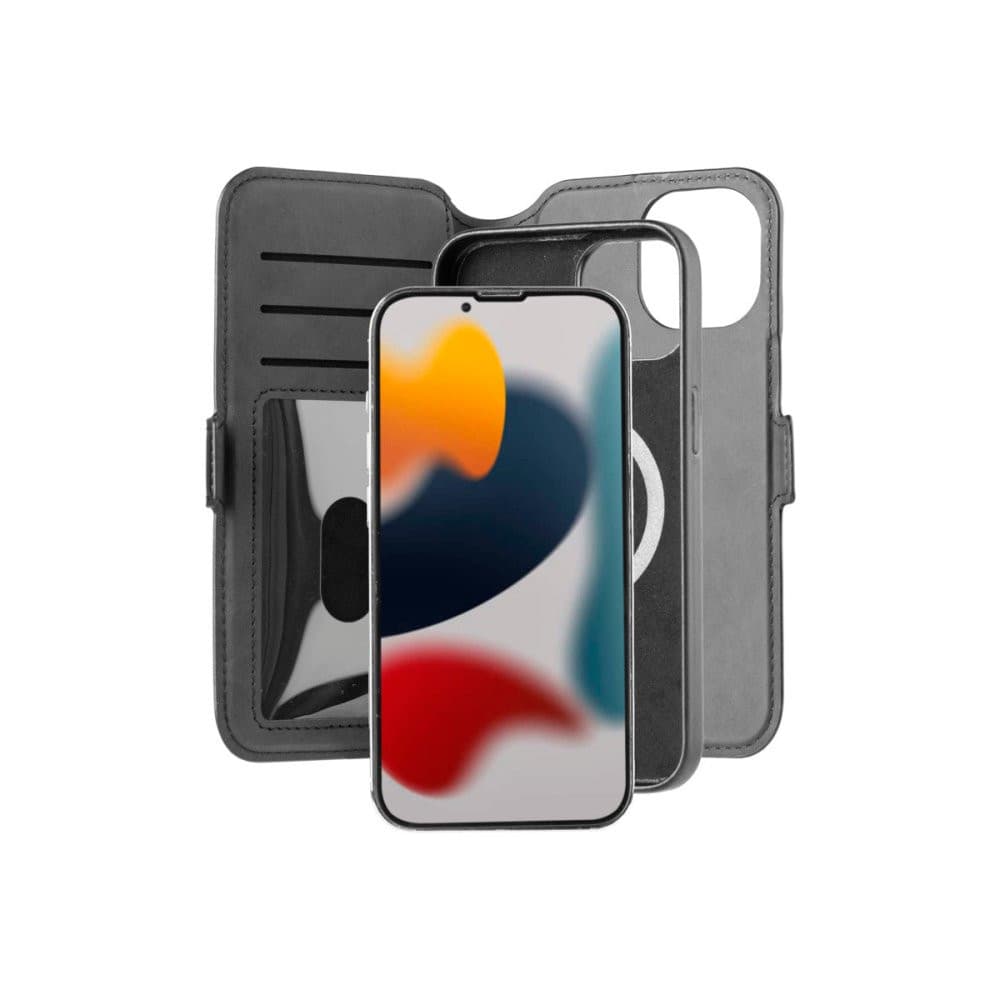 3sixT Neo Wallet Phone Case for iPhone 14 - Slim RFID Blocking Credit Card Holder with Kickstand | Perfect for Travel, Shopping & Everyday Use