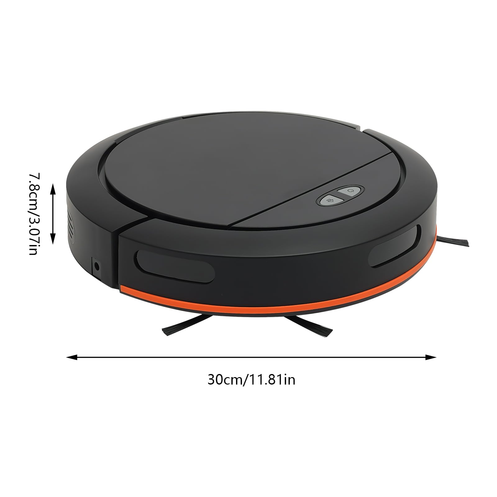 Smart Robot Vacuum Cleaner and Mop 3-in-1 Combo - 2700Pa Strong Suction, Self-Charging, APP & Push Button Control - 120 Min Runtime - Perfect for Pet Hair, Hard Floors & Carpets (Black) - Ideal for Home Cleaning, Office Spaces & Pet Owners